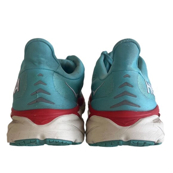 HOKA ONE ONE Clifton 8 Running Shoes 9.5 Sneaker Aquarella Eggshell Blue 1119394 - Picture 6 of 12